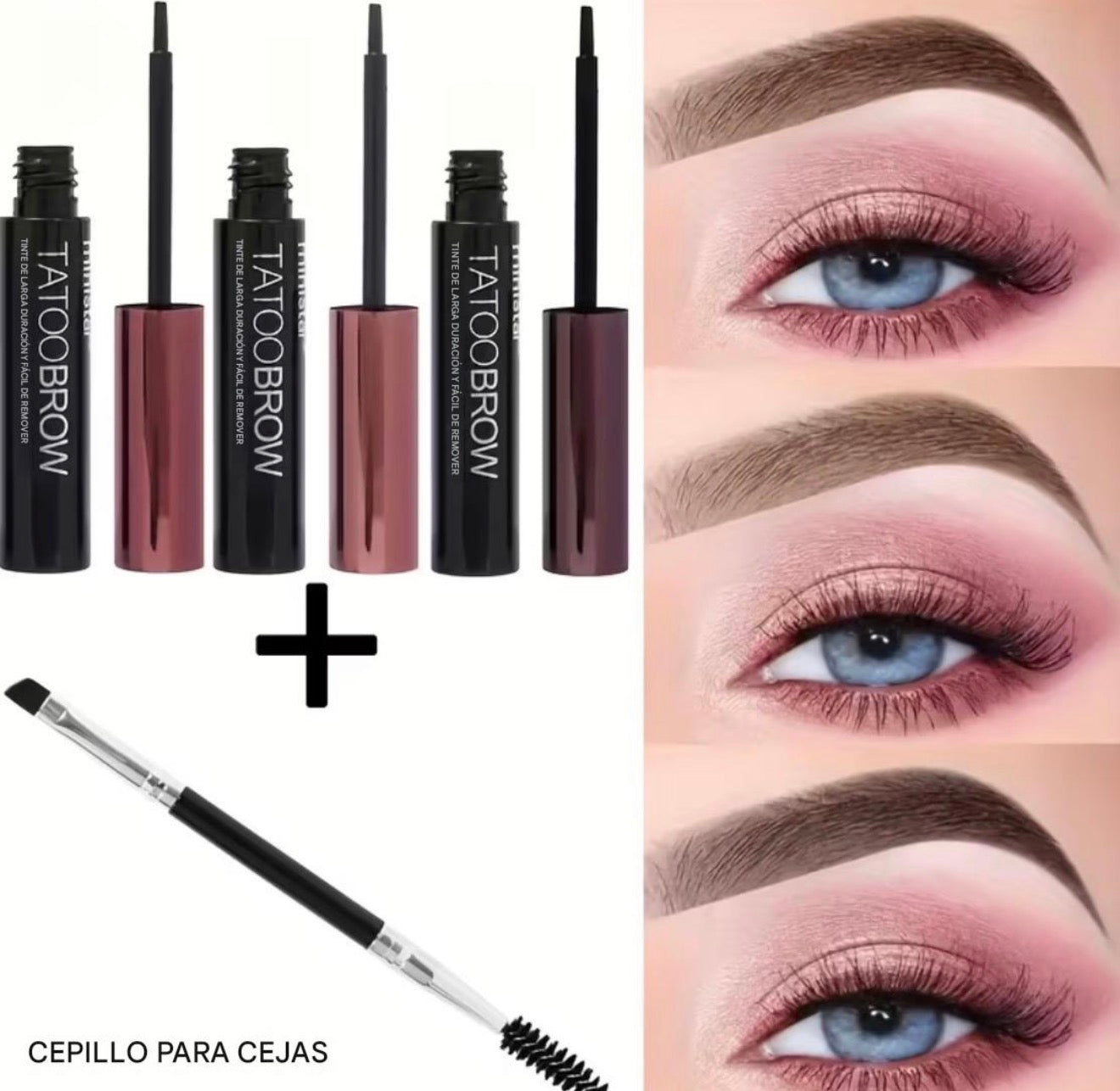 SET DE GEL PARA CEJAS SEMIPERMANTE IMPERMEABLE